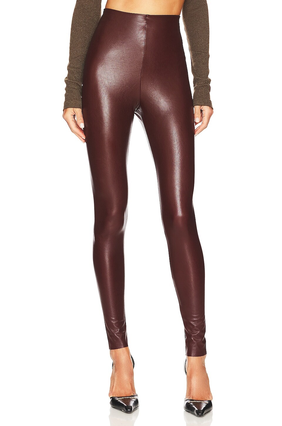 

Леггинсы Commando Faux Leather, цвет Oxblood