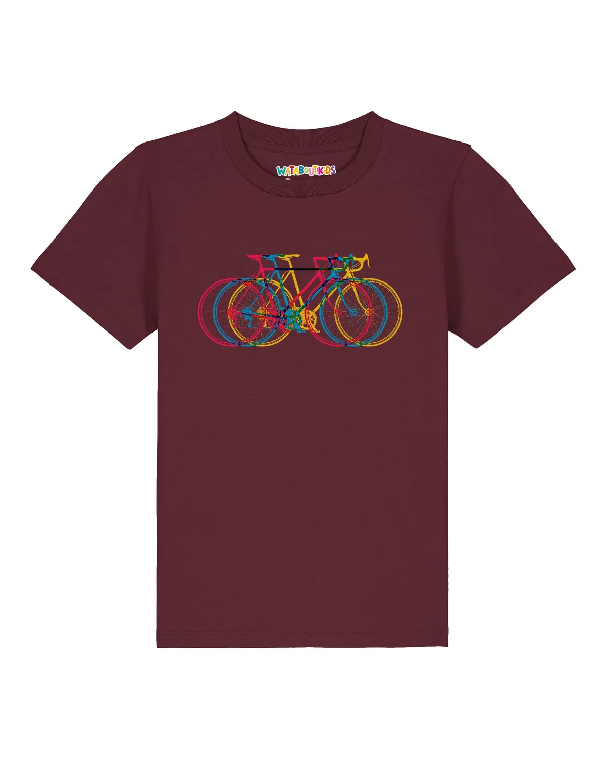 Футболка 'Fahrräder' Watabout.Kids, Red/Bordeaux