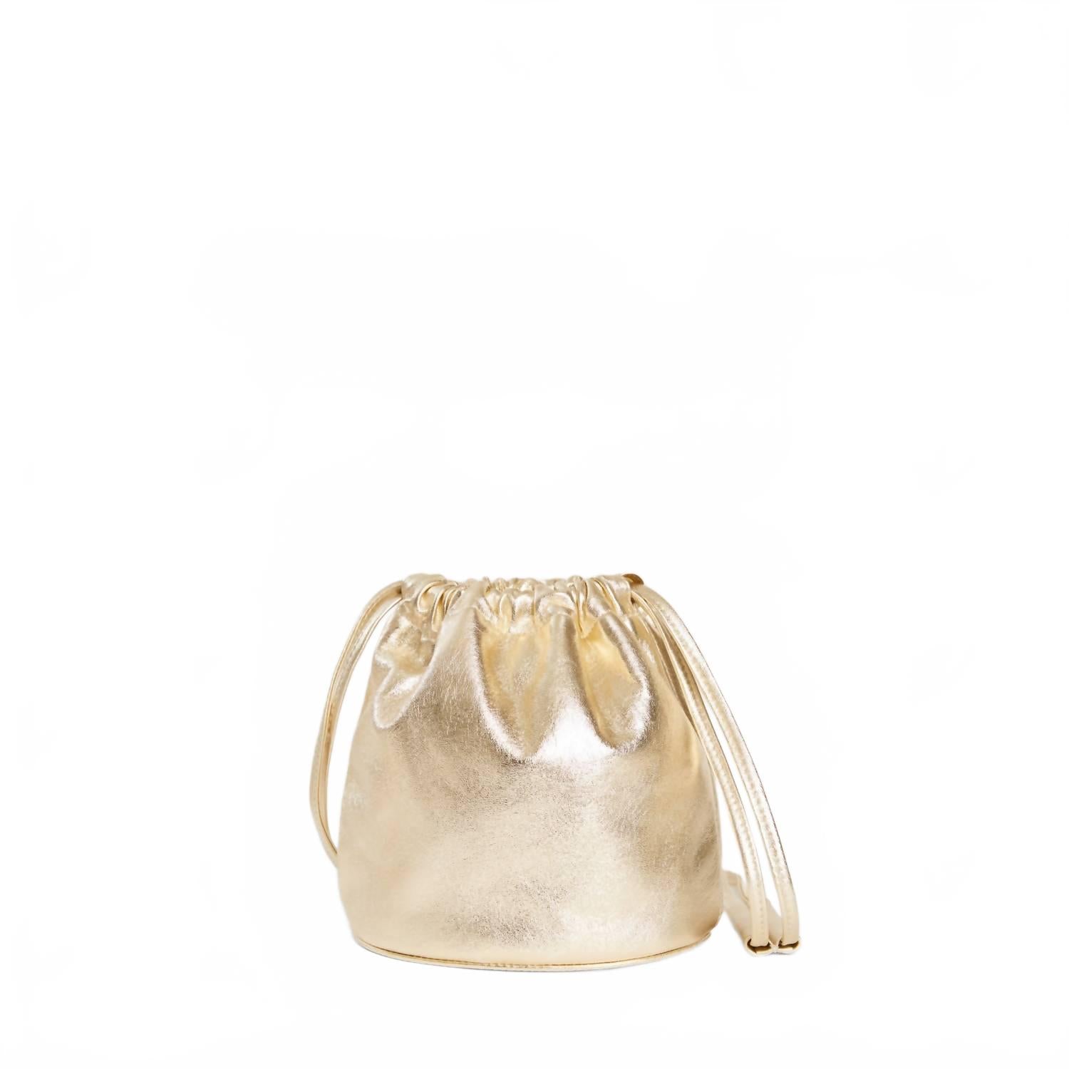 

Женская сумка-ведерко Allegro в цвете шампань Lemiz, Champagne