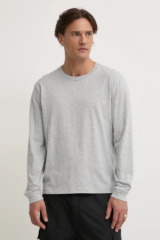 

Хлопковая водолазка Hollister Co., серый