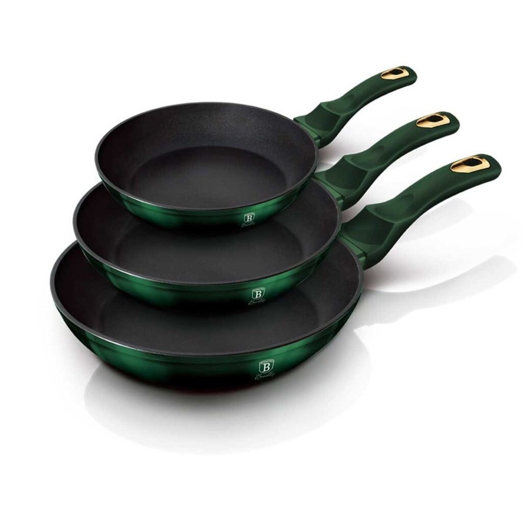 

Berlinger Haus Набор из 3-х гранитных сковородок 20/24/28 см Metallic Emerald BH6168F BerlingerHaus