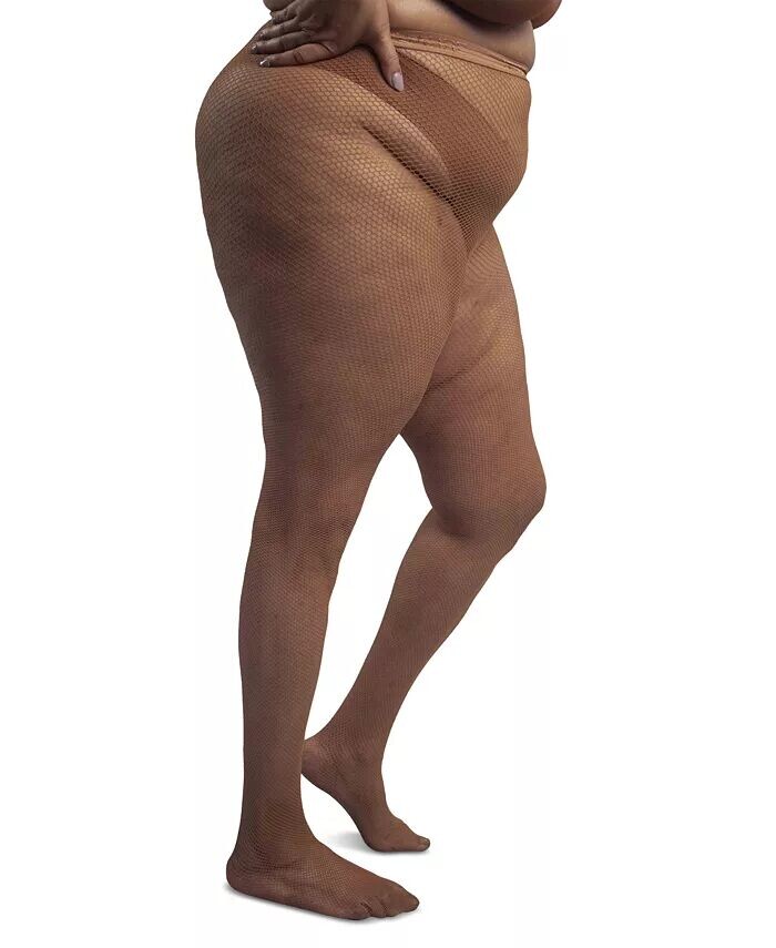 

Колготки в сеточку Nude Barre, коричневый