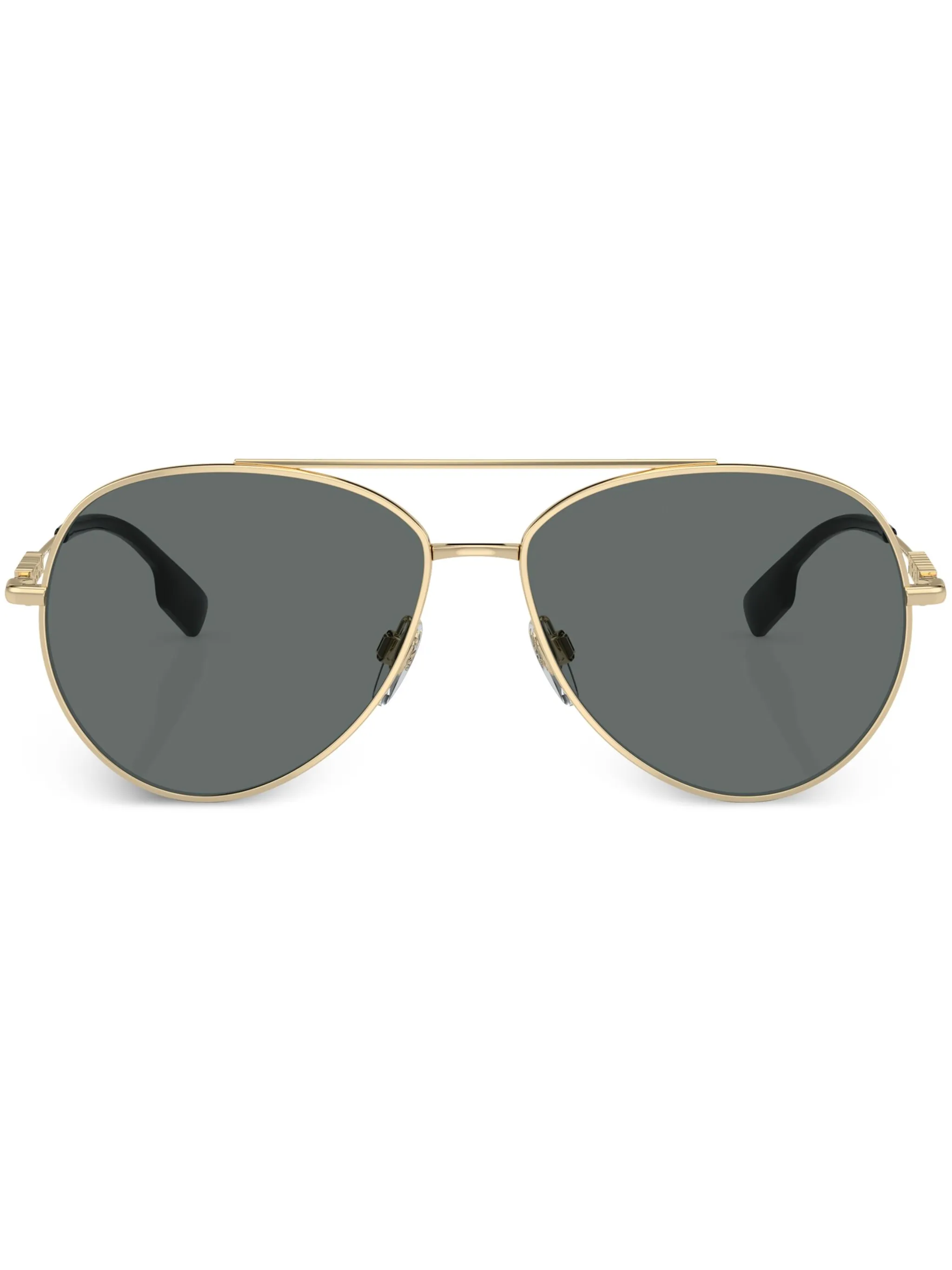 

Солнцезащитные очки-пилоты с логотипом Burberry Eyewear, золотистый