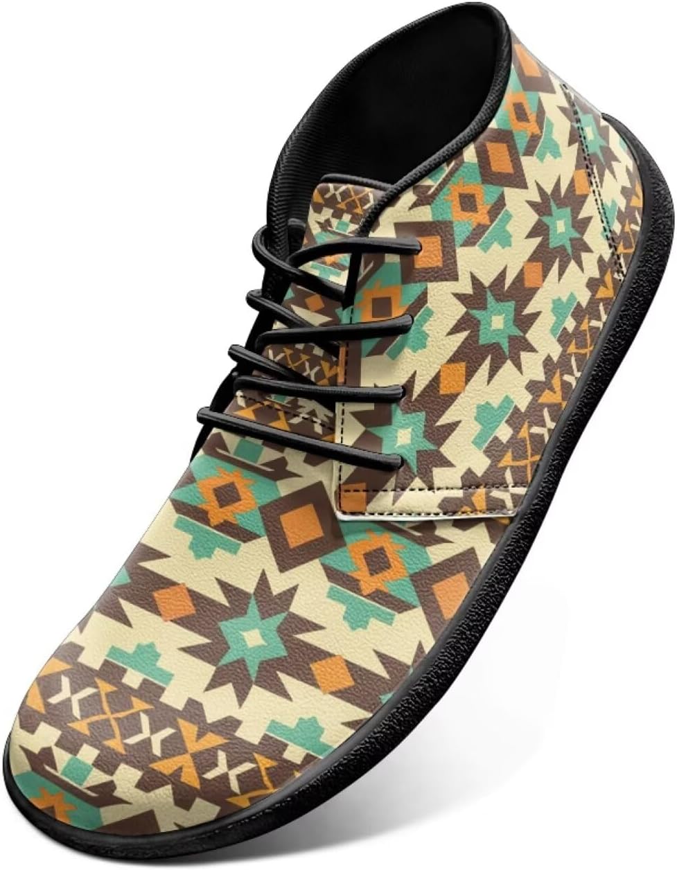 

Мужские кроссовки Aztec Road Running с нулевой прокладкой, широкие минималистичные тренировочные кроссовки, нарядные кроссовки для женщин, модный образ Chririnla, Tribal Print