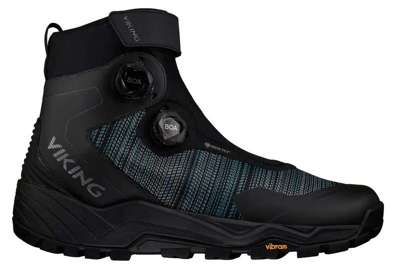 Ботинки мужские Viking Cerra Rolling Gtx Boa высокие, черный