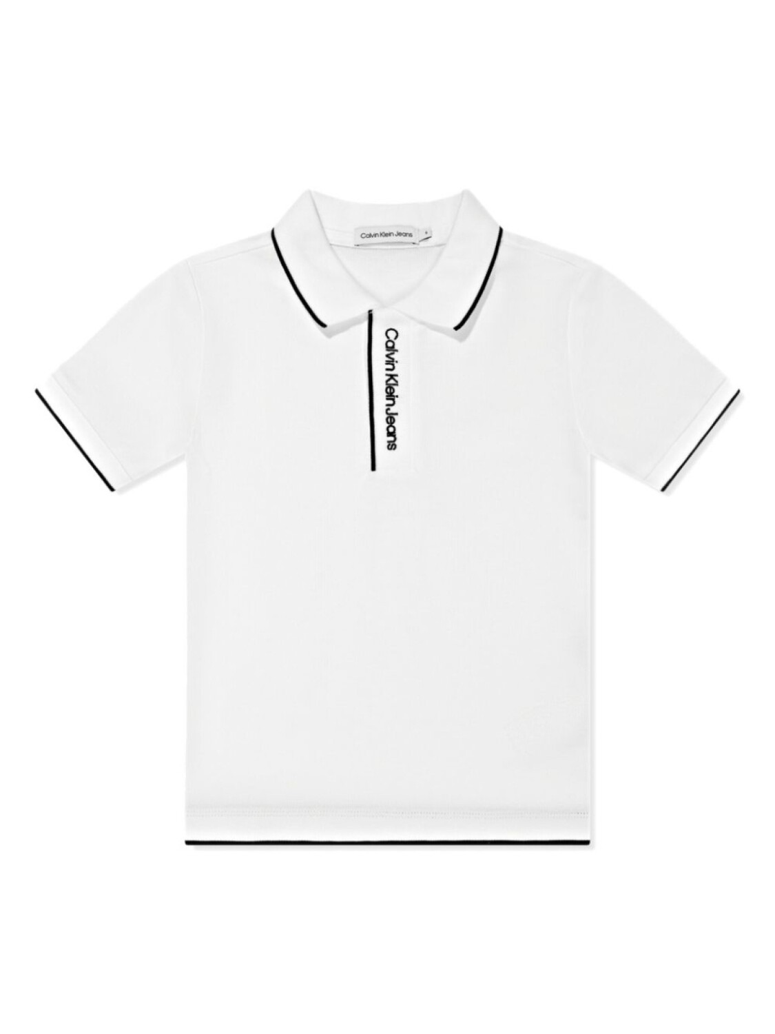

Рубашка поло с логотипом Calvin Klein Kids, белый