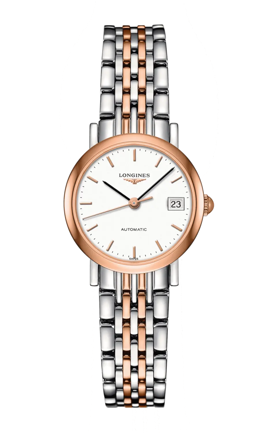 

Часы Longines Elegant collection с розовым золотом