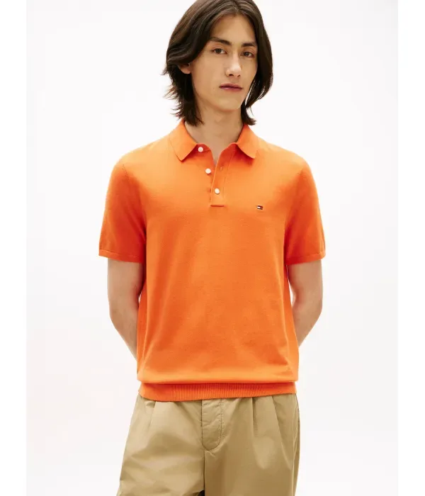 Поло ESSENTIAL regular fit Tommy Hilfiger, оранжевый