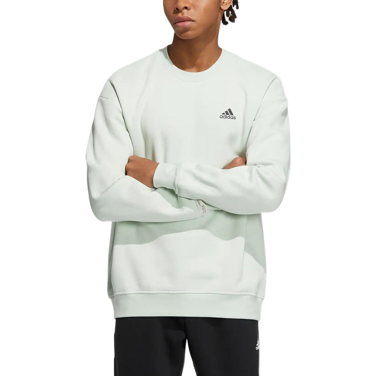 Свитшот Label Unisex Светло-зеленый Adidas, светло-зеленый — фото 2