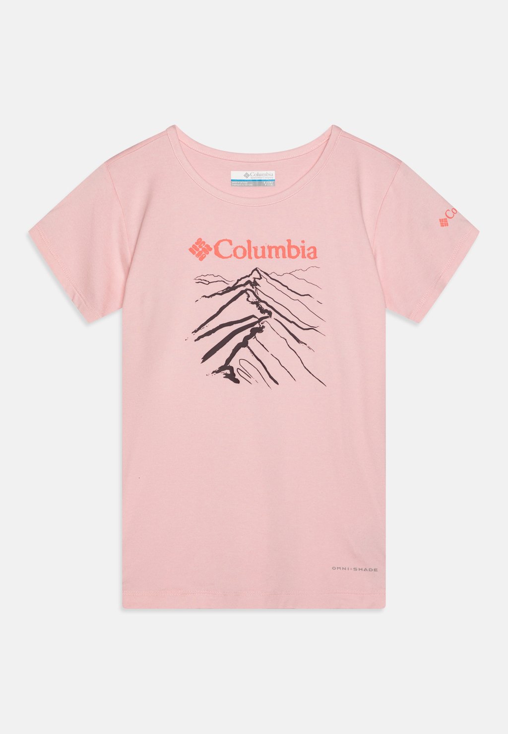 

Спортивная футболка TECH TRAIL SHORT SLEEVE GRAPHIC UNISEX Columbia, розовый
