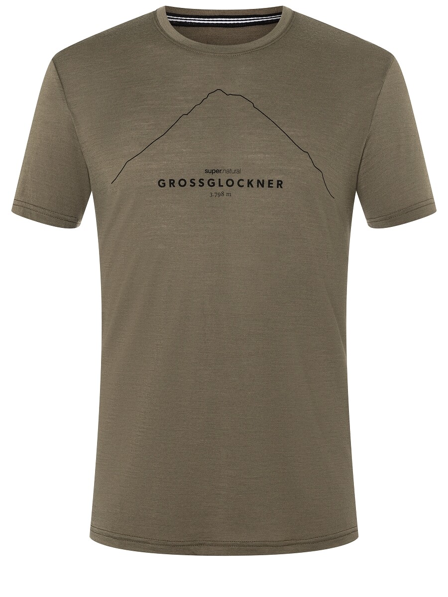 

Рубашка super.natural Merino T Shirt, коричневый