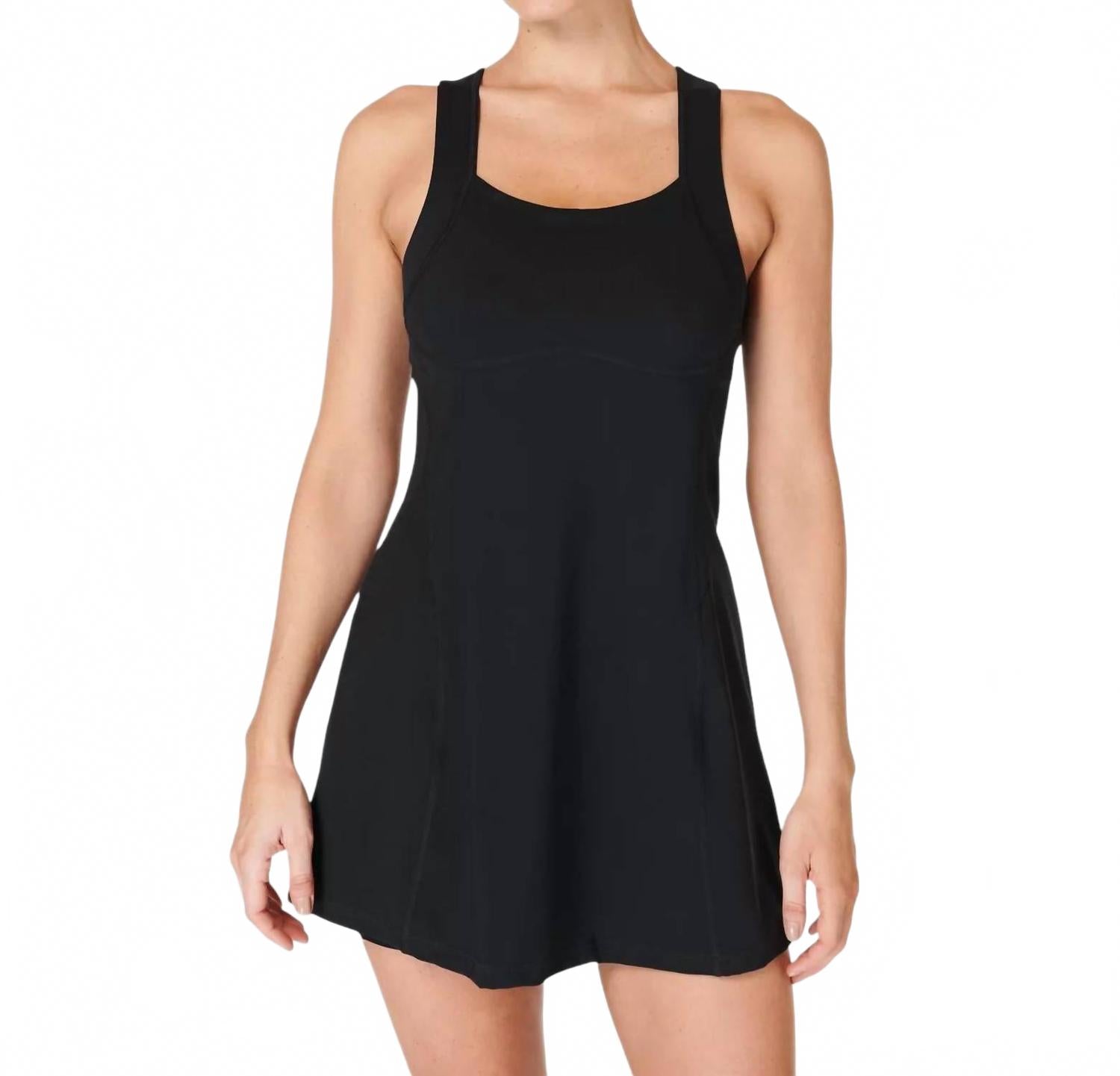 

Power Pro Спортивное платье-майка для тренировок в черном цвете Sweaty Betty