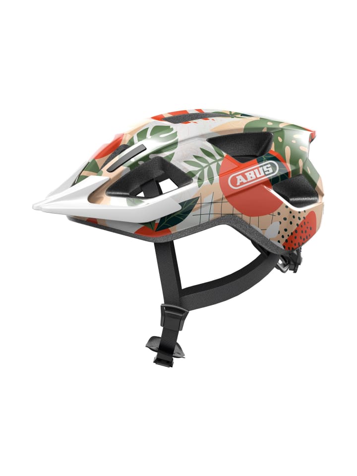 

ABUS Велосипедный шлем Aduro 3.0 оранжевого цвета с пальмой