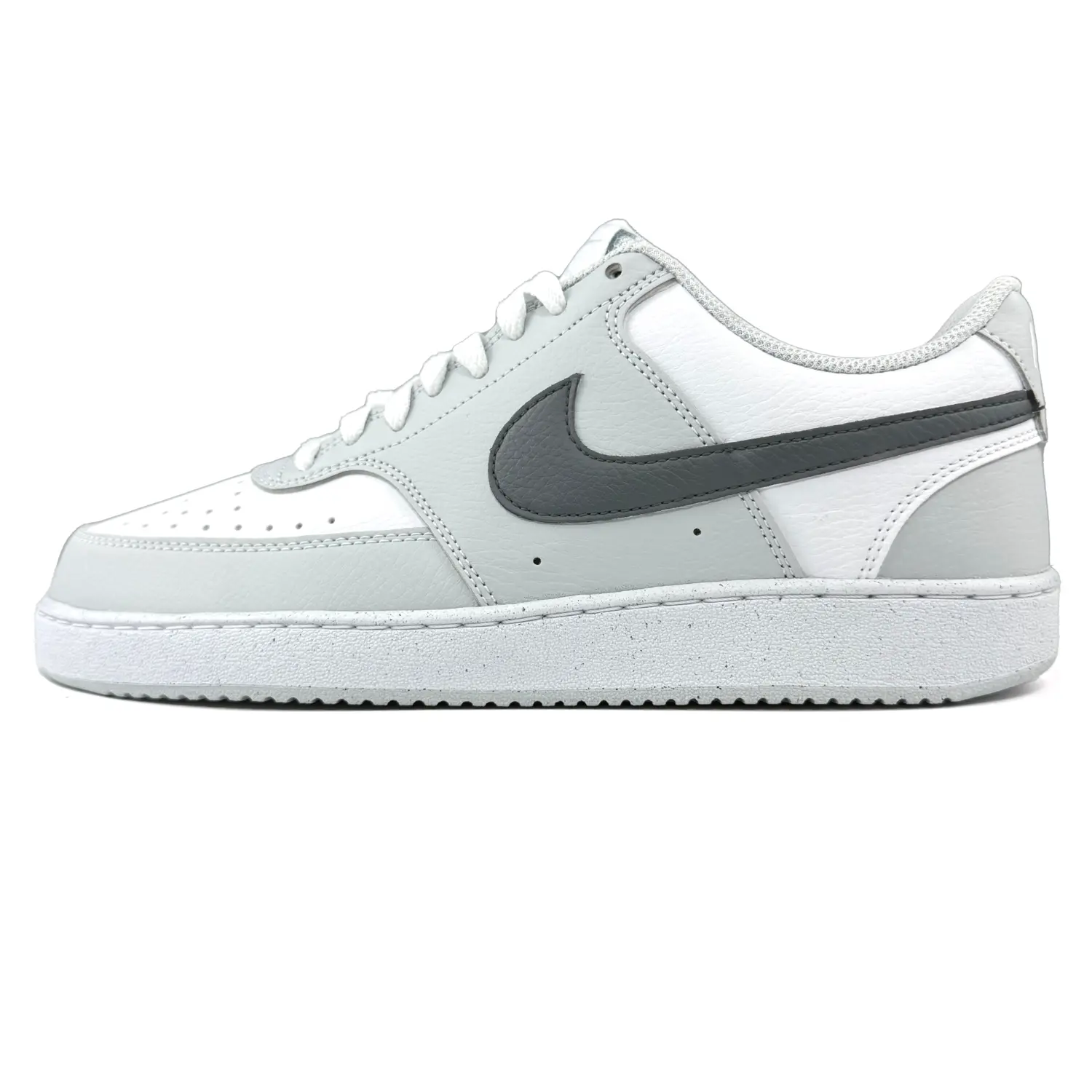 

Nike Дышащие низкие кроссовки для скейтбординга Court Vision, мужские, белые, серые