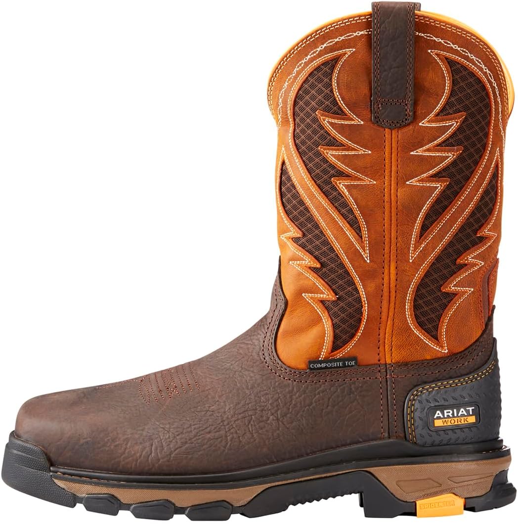 Мужские ботинки Ariat Intrepid VentTEK с композитным носком, оранжевый — фото 2