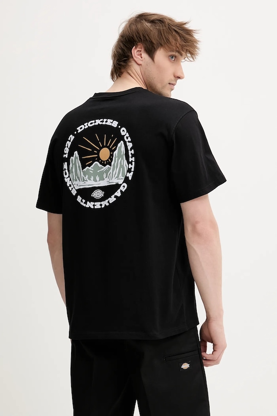 

Хлопковая футболка Dickies, черный
