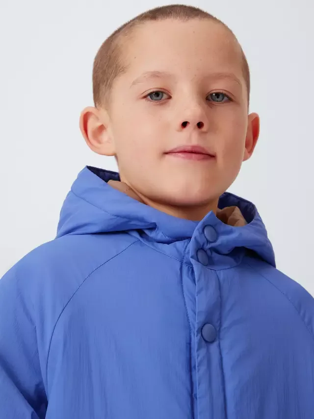 Детская водостойкая парка Cagoule, синяя John Lewis — фото 4