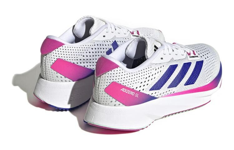 Кроссовки adidas Adizero SL J 'White Lucid Blue Fuchsia' — фото 4