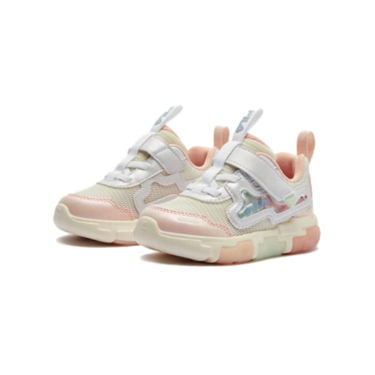 FILA KIDS Износостойкие низкие детские туфли розового цвета для младенцев и малышей — фото 3
