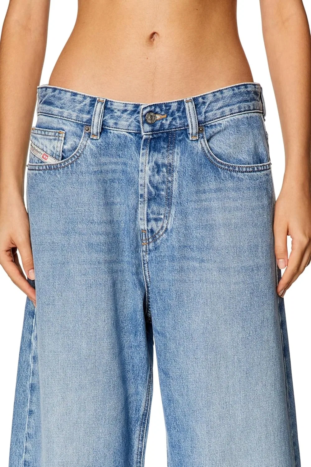 Джинсы Relaxed Diesel, Light Blue — фото 2