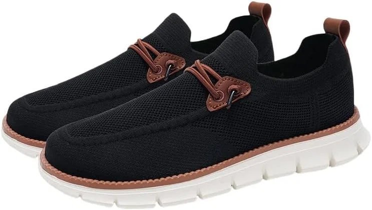 Мокасины дышащие Loafers, черный LGHLMCL