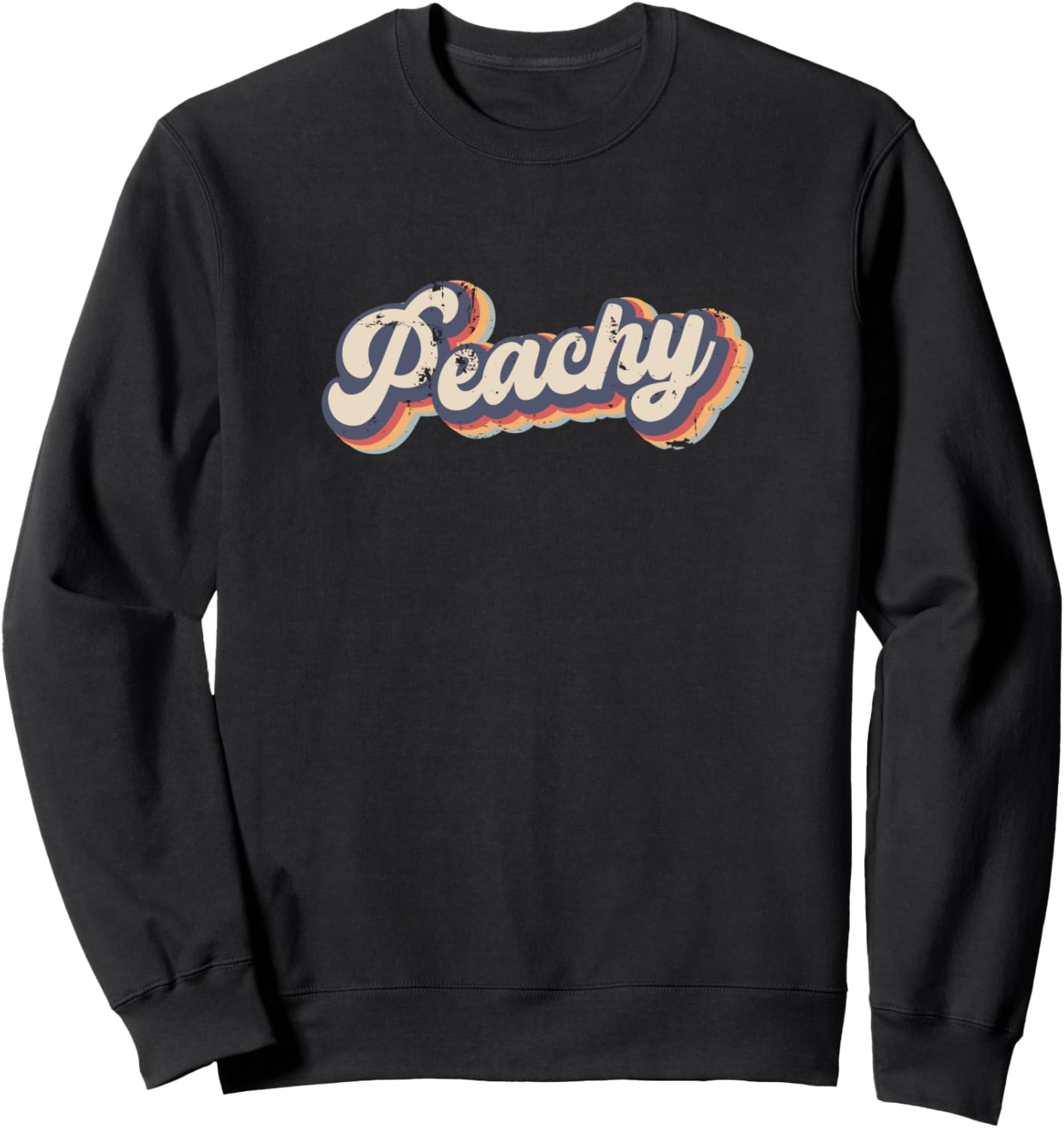 

Персиковая винтажная радужная толстовка Peachy Point, Оранжевый, Персиковая винтажная радужная толстовка Peachy Point