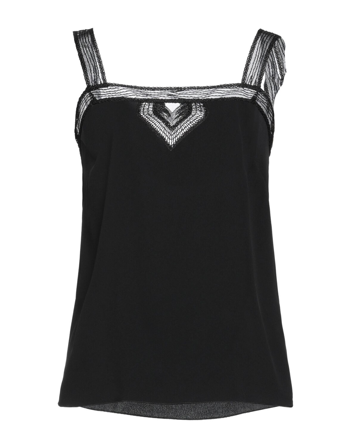 

Топ Alberta Ferretti, черный