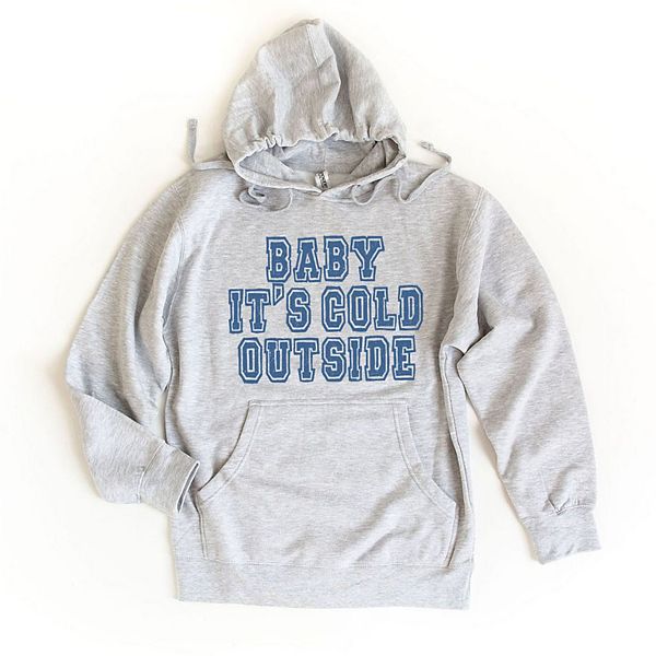 

Худи Distressed baby it's cold outside Simply Sage Market, Heather Grey, Серый, Худи Distressed baby it's cold outside Simply Sage Market, Heather Grey