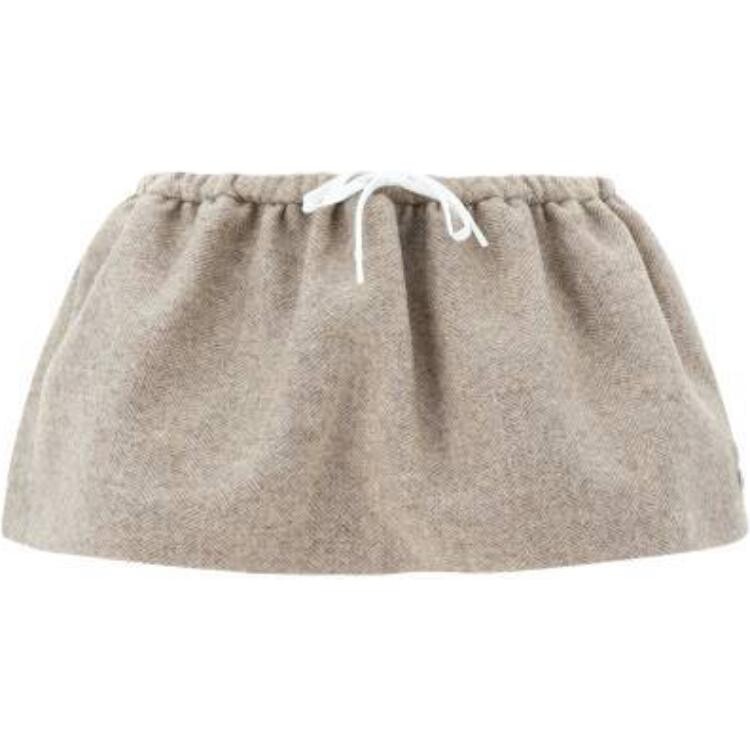 

Юбка повседневная женская серая Miu Miu