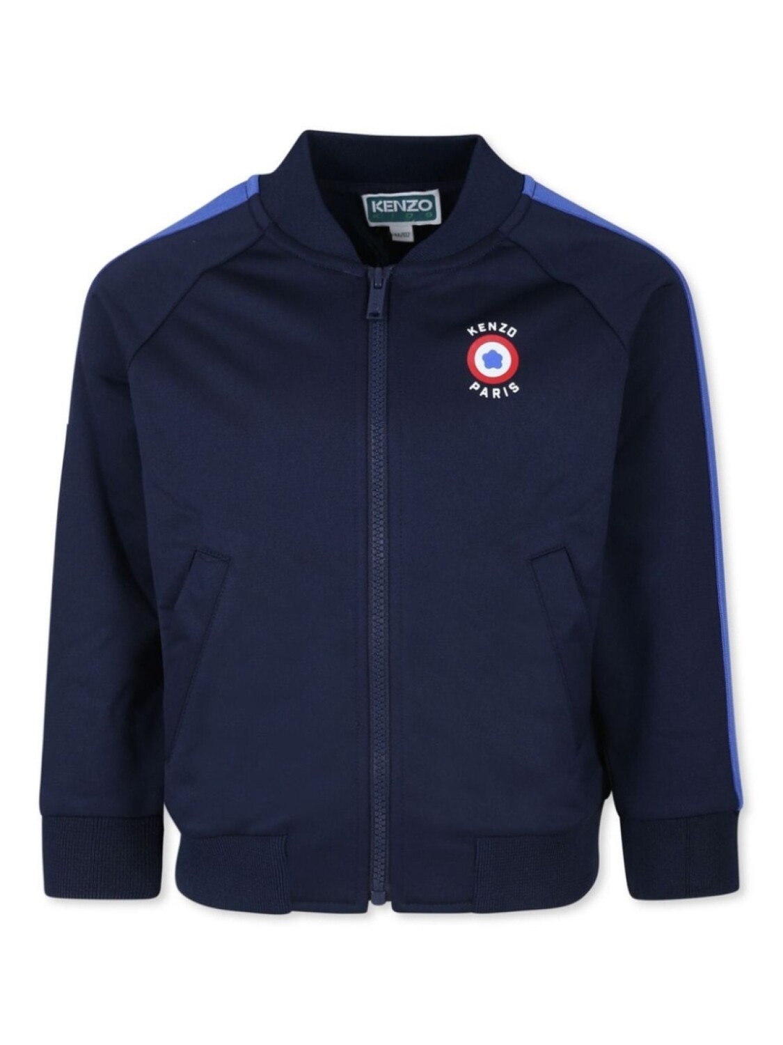 

Kenzo Kids куртка на молнии Boke Flower, синий