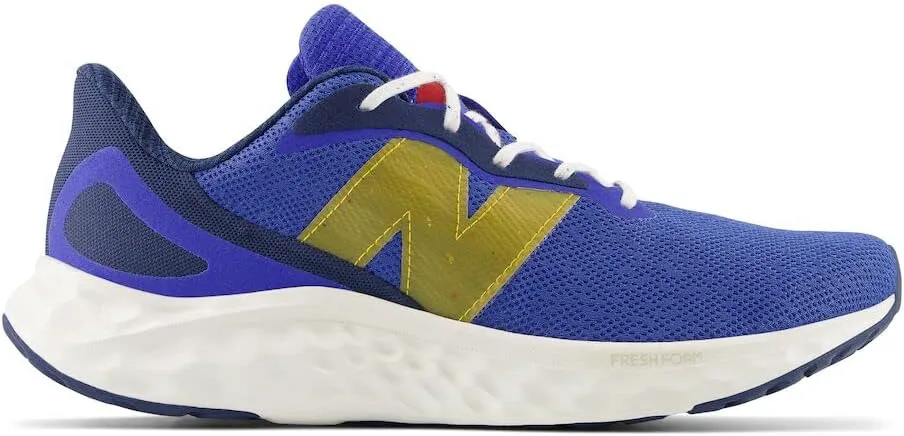 Кроссовки для бега New Balance Men's Fresh Foam Arishi V4, синий/золотой — фото 2