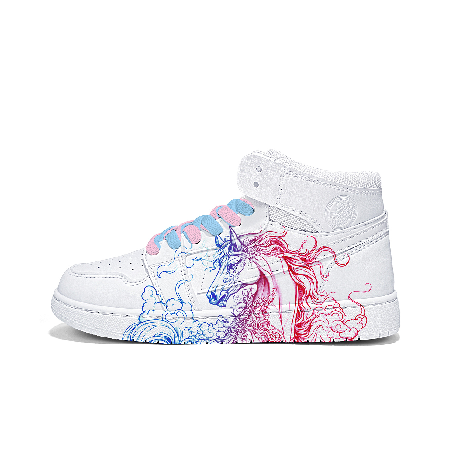 

Термостойкие нескользящие амортизирующие износостойкие высокие кроссовки для скейтбординга Unisex WARRIOR, x23295d( белый )