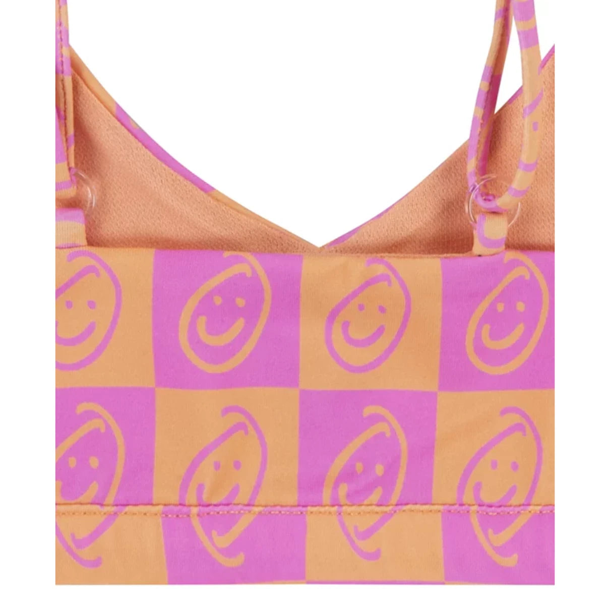 Детский купальник-бикини Hurley Triangle Bikini Set, розовый, посвященный 25-летию бренда, AOP Swimwear GBO922 — фото 2