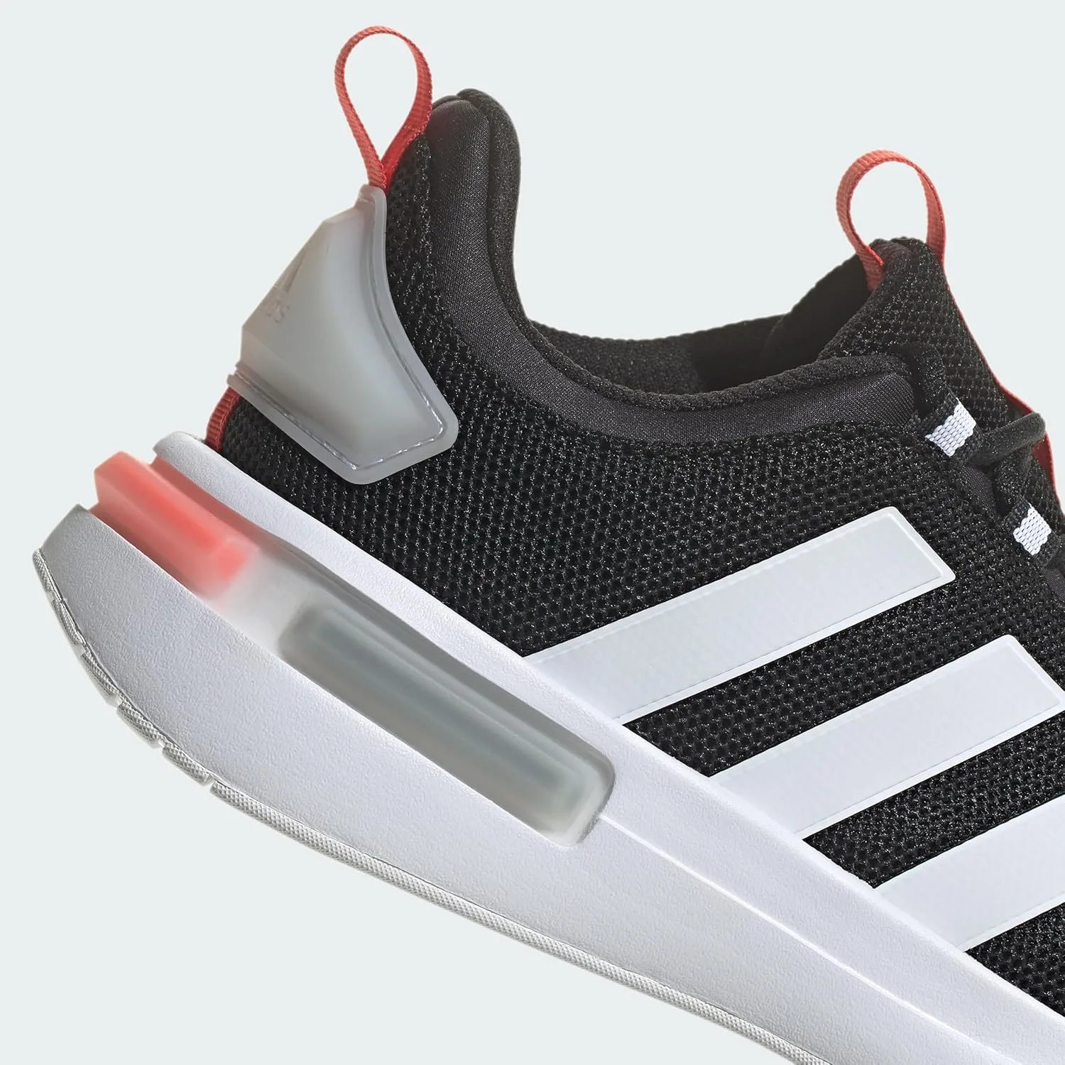 Детские кроссовки Adidas Unisex Baby Grand Court Lifestyle на липучке, белый/черный/серый — фото 4