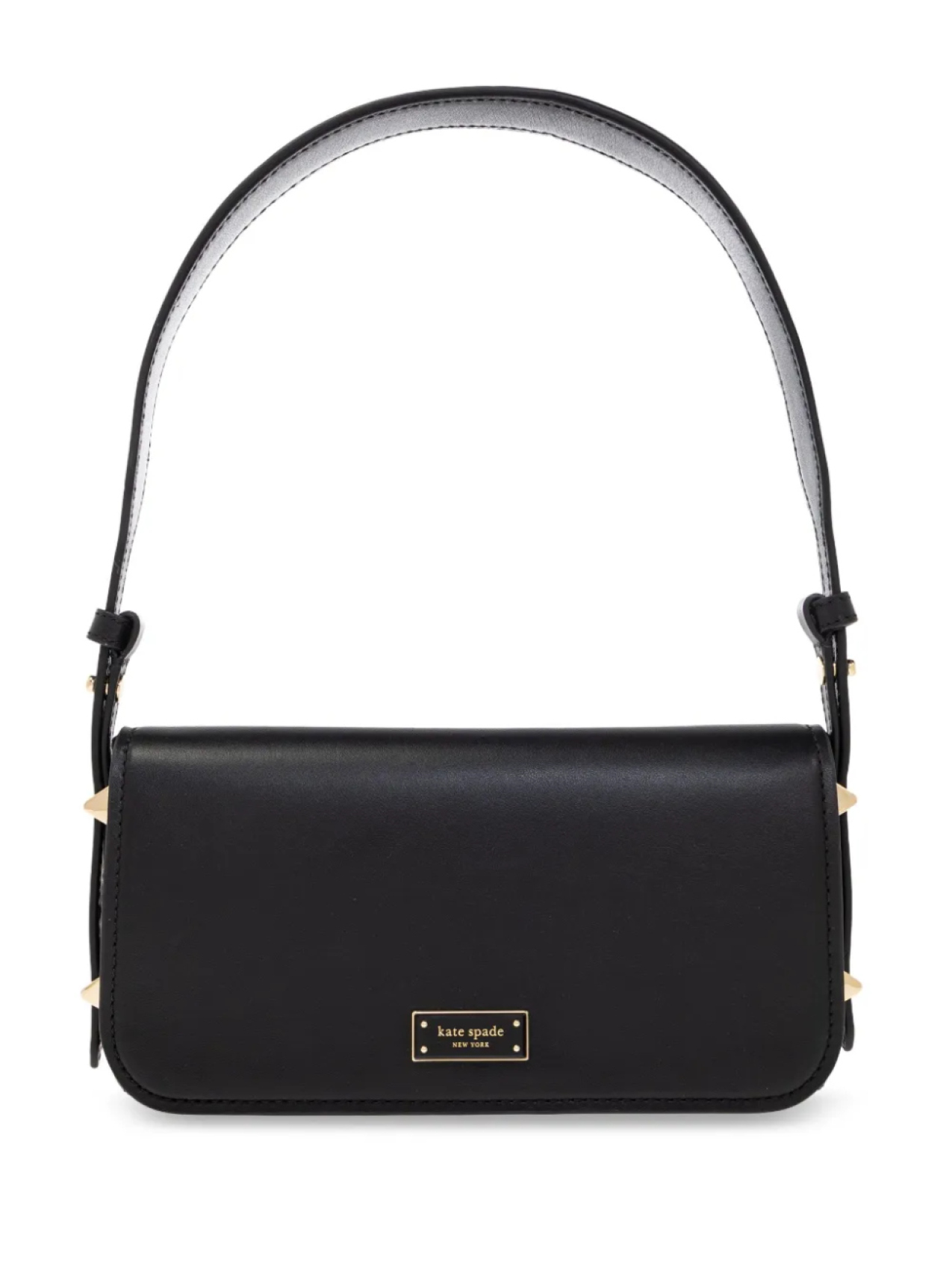 

Кожаная сумка-тоут Kate Spade, черный
