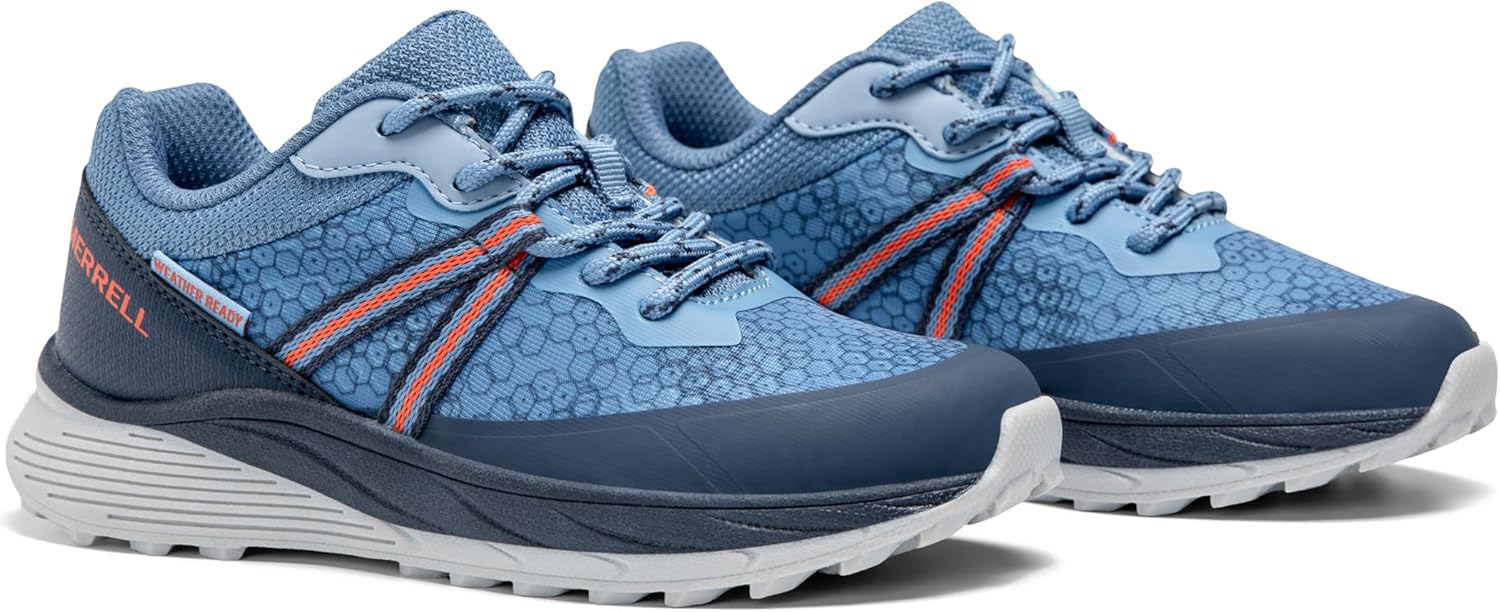 Кроссовки Merrell Unisex-Child S Nova, синий/оранжевый — фото 2