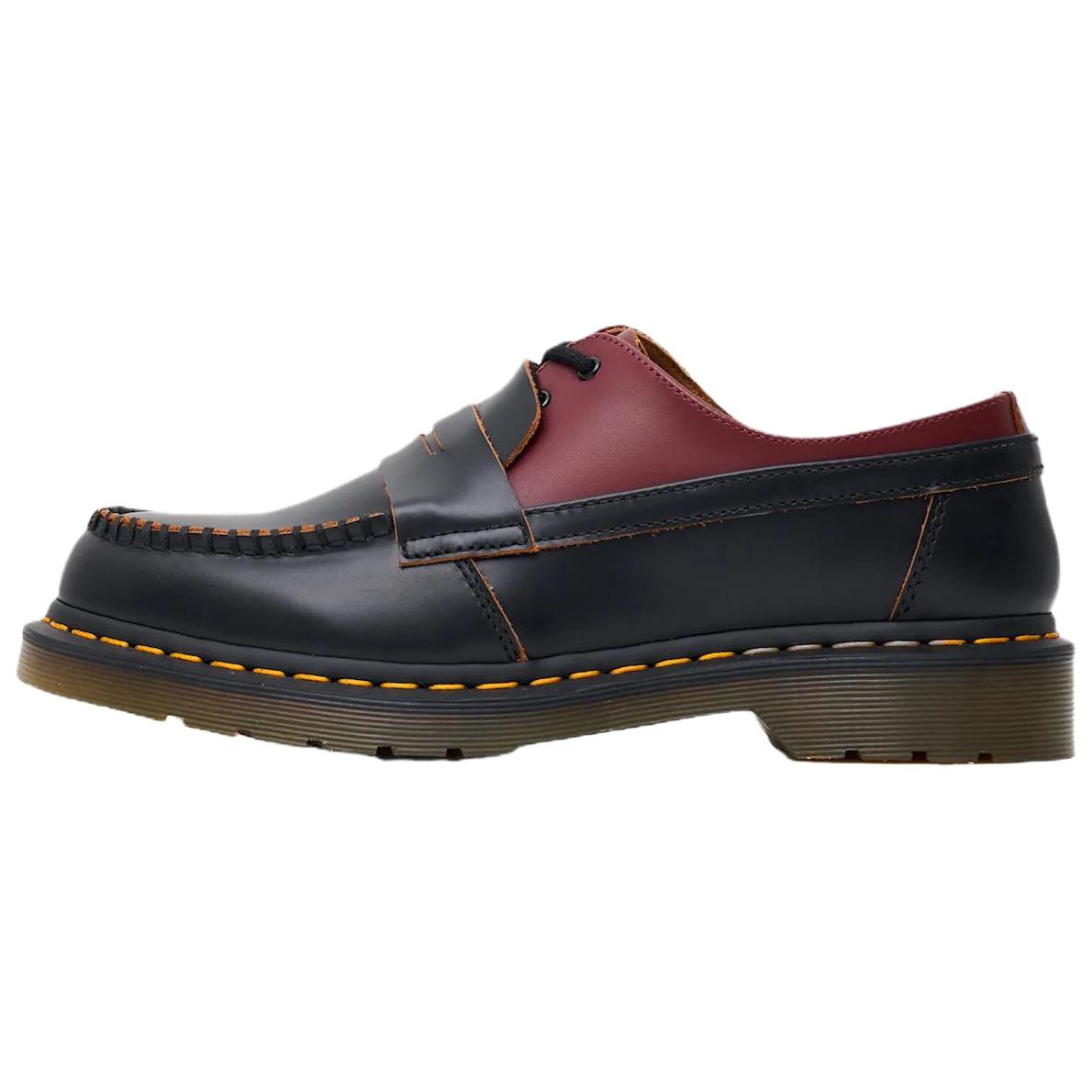Женские туфли на шнуровке X Dr. Martens MM6 Maison Margiela, Black Red