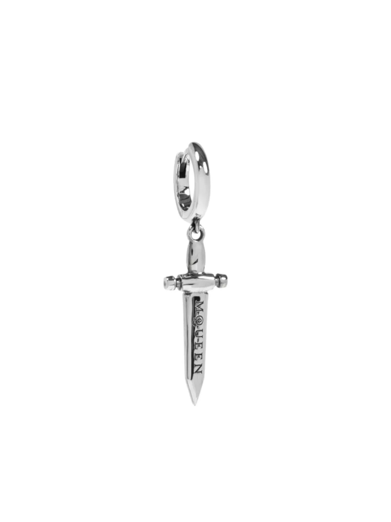 

Серьга-кинжал с подвеской-крестом Alexander McQueen, серебряный