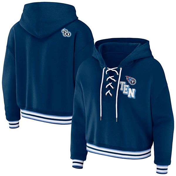 

Женский свитшот с капюшоном на шнурке Tennessee Titans в темно-синем цвете Wear By Erin Andrews, Бежевый, Женский свитшот с капюшоном на шнурке Tennessee Titans в темно-синем цвете Wear By Erin Andrews