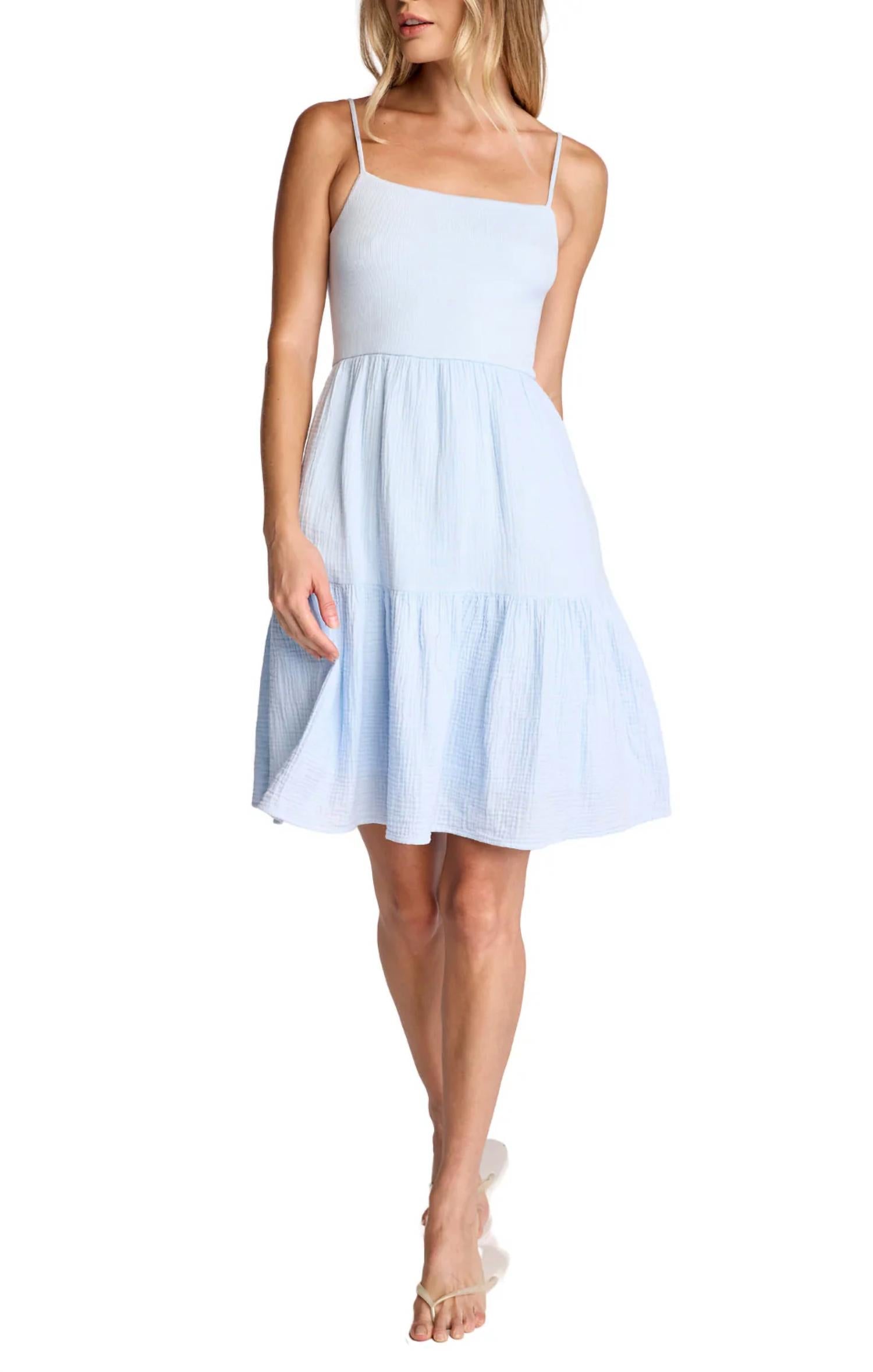 

Платье Collins в цвете виндсерфинга синий Sundays