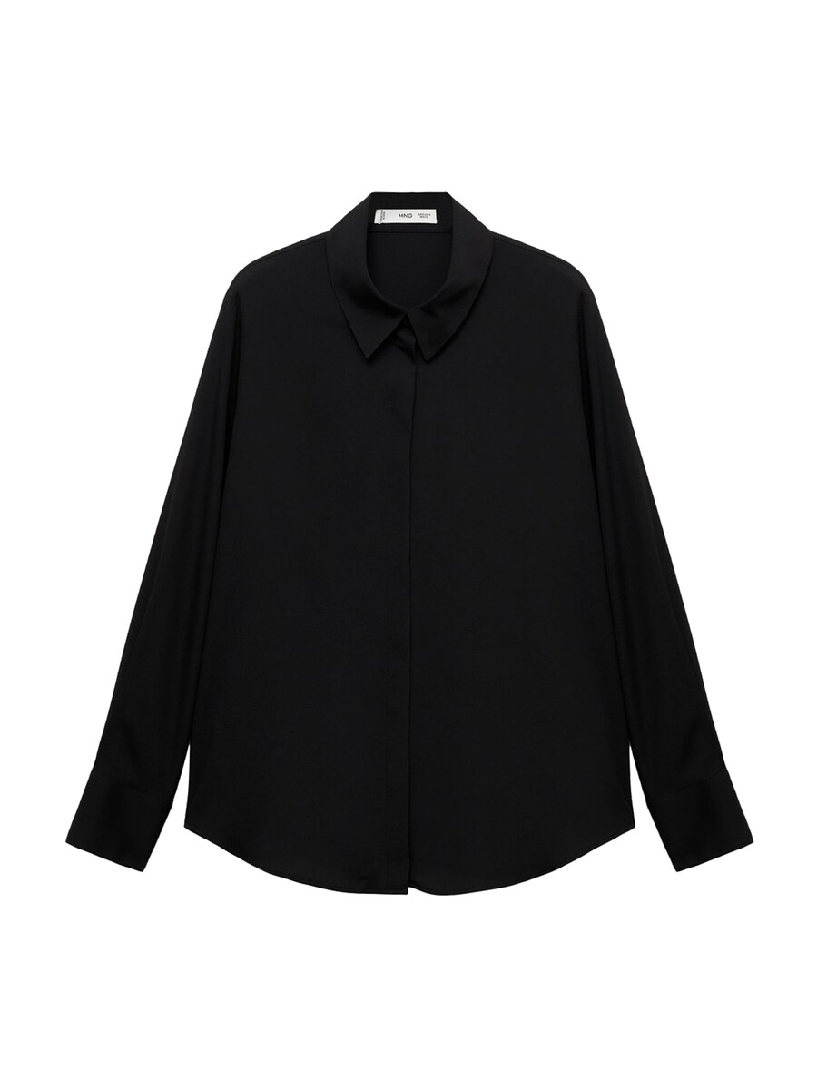 

Рубашка MANGO Blouse, черный