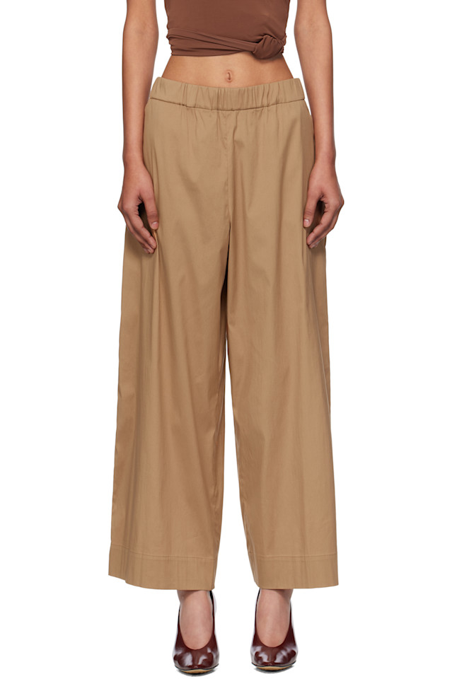 

Рио длинные брюки Max Mara, коричневый