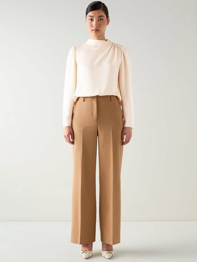 

Топ Samantha с пуговицами на плече L.K.Bennett, Ivory