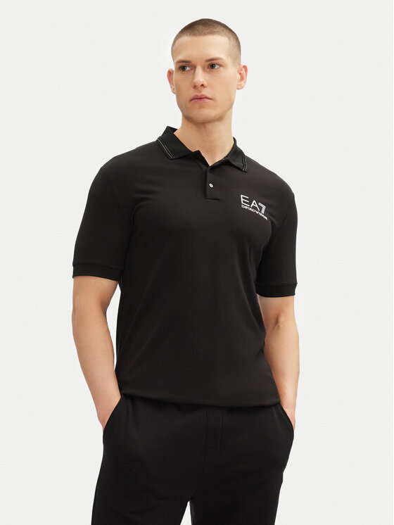 

Рубашка поло облегающего кроя 7M000300 AF13739 UC001 Ea7 Emporio Armani, черный
