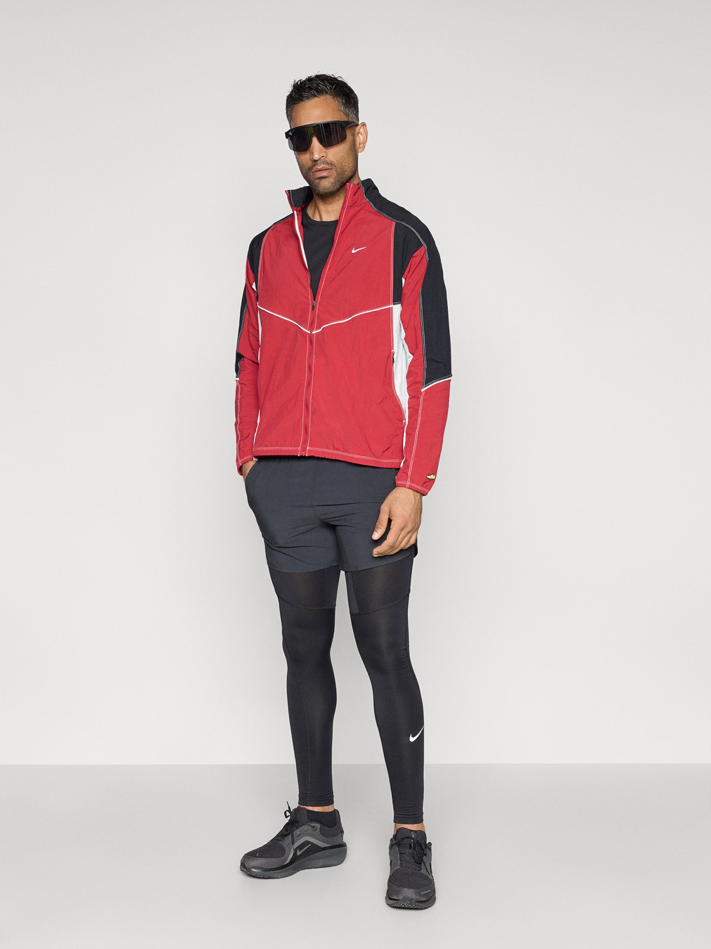 NIKE Спортивная куртка в оранжево-красном цвете — фото 4