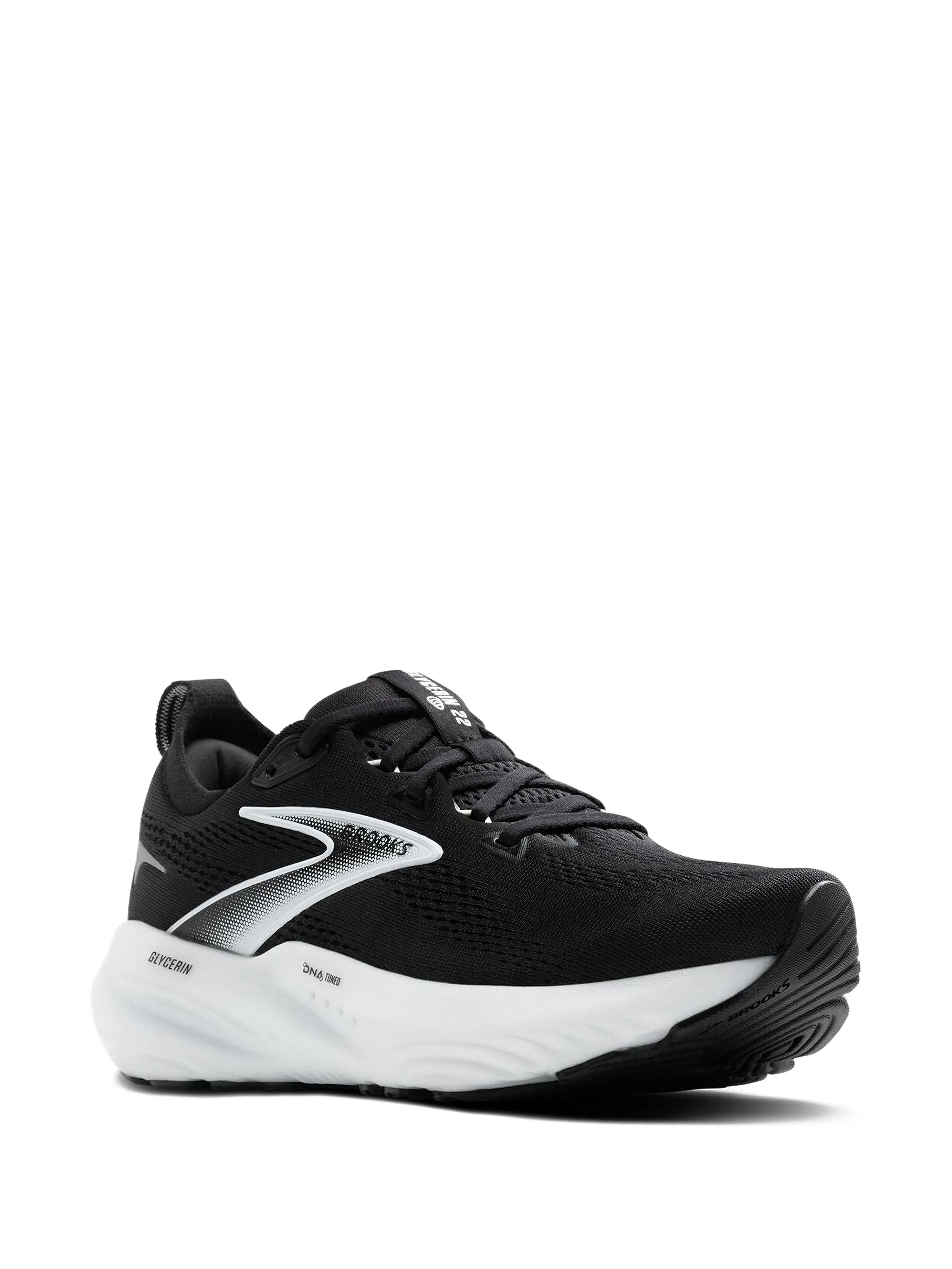 Кроссовки Glycerin 22 White/Black Brooks, черный — фото 2