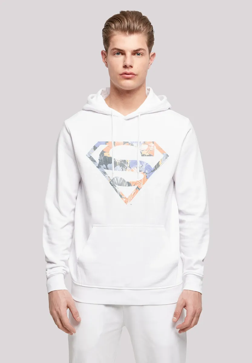 

Толстовка F4NT4STIC "DC Comics Superman Superhero Floral Logo 2", принт, белый