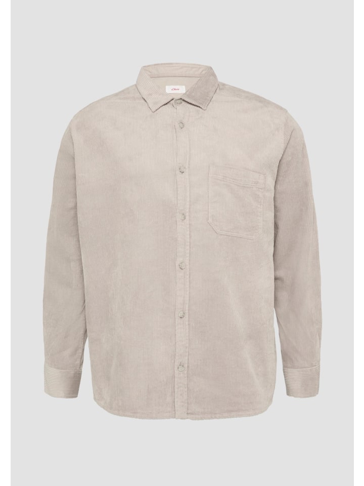 

s.Oliver Рубашка 8030_светло-бежевого цвета