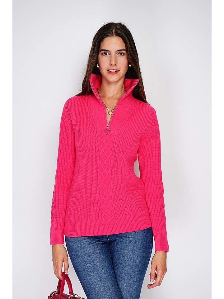 

Пуловер William de Faye Pullover, розовый