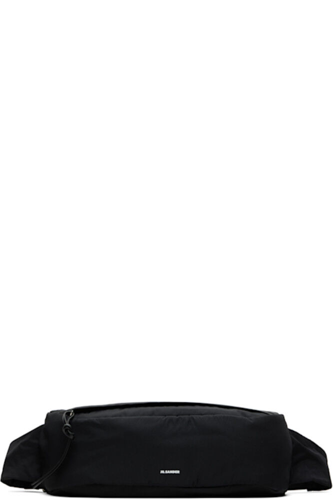 

Черная мягкая поясная сумка Jil Sander